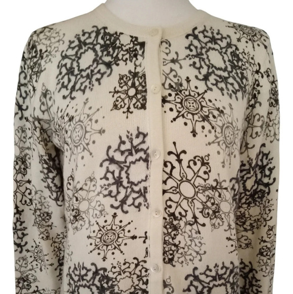 Eddie Bauer Collectibles Cotton Angora Blend Button Front Cardigan Size Small - Picture 3 of 7